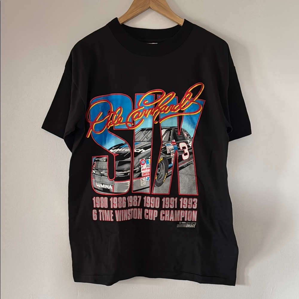 Vintage Dale Earnhardt T-Shirt / 1993 / Large / 6x Champion Winston Cup